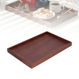 Walnut Tray Rectangular Tea Set Tea Cup Storage Plate Fruit Plate for Home Office Tea Food Fruit