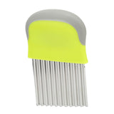 Wavy Cutter Onions Fruits Chip Cutter Potatoes French Fries Slicing Knife for Kitchen Use