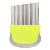 Wavy Cutter Onions Fruits Chip Cutter Potatoes French Fries Slicing Knife for Kitchen Use