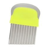 Wavy Cutter Onions Fruits Chip Cutter Potatoes French Fries Slicing Knife for Kitchen Use