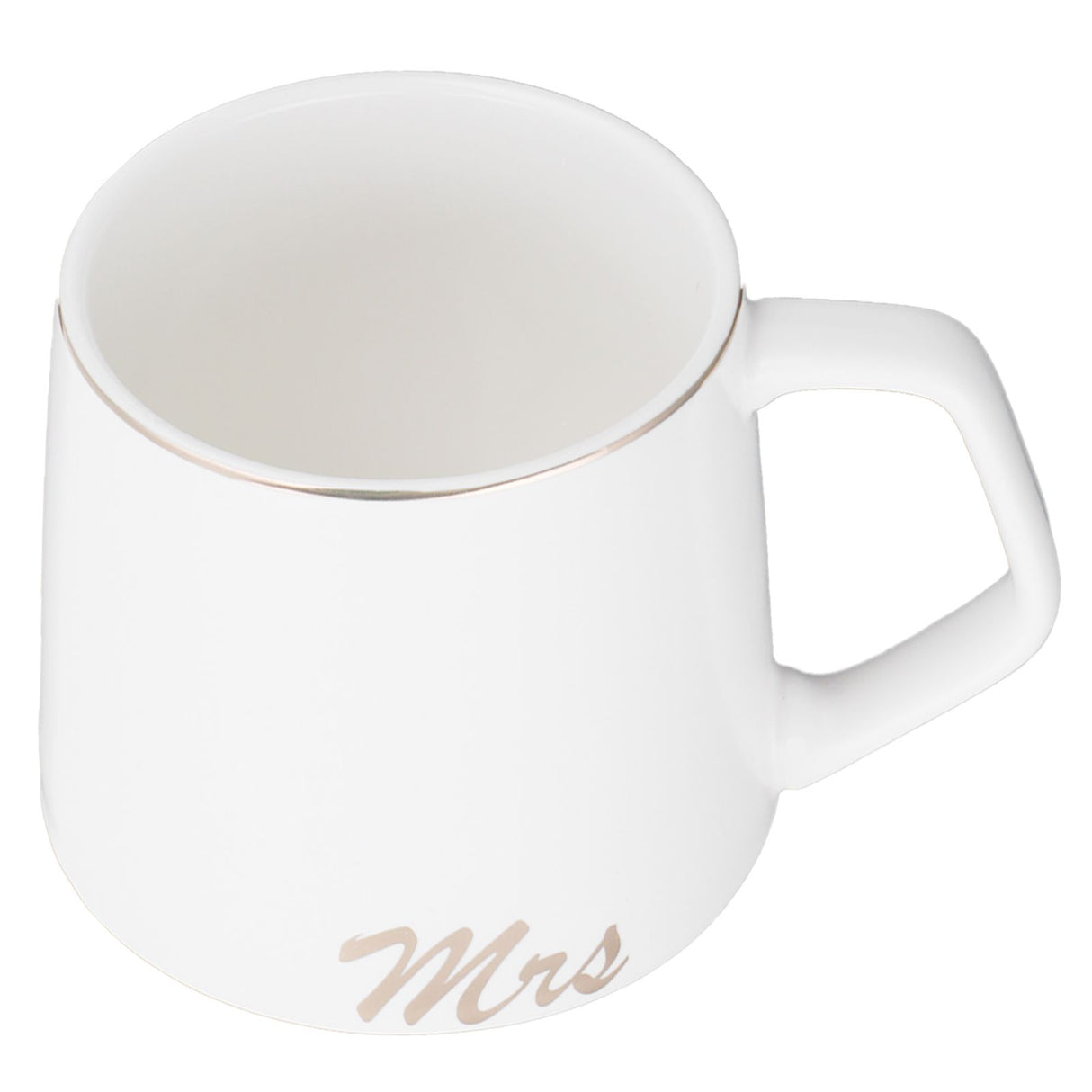 320ml Fashon Ceramic Cup Coffee Mug Cup with Lid Spoon Present Gift for Home OfficeWhite M Letter