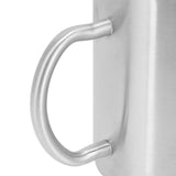 Stainless Steel Mug with Handle Lid DoubleLayer Heat Insulation Cup Beer Mug For Home Summer(L 400ml ) - Extra Image