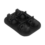 4 Hole Silicone Ice Cubes Maker Tray Silicone Ice Ball Making Mold Kichen Accessories - Side View