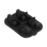 4 Hole Silicone Ice Cubes Maker Tray Silicone Ice Ball Making Mold Kichen Accessories - 45-Degree Angle