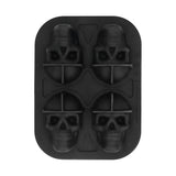 4 Hole Silicone Ice Cubes Maker Tray Silicone Ice Ball Making Mold Kichen Accessories