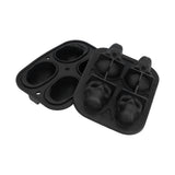 4 Hole Silicone Ice Cubes Maker Tray Silicone Ice Ball Making Mold Kichen Accessories
