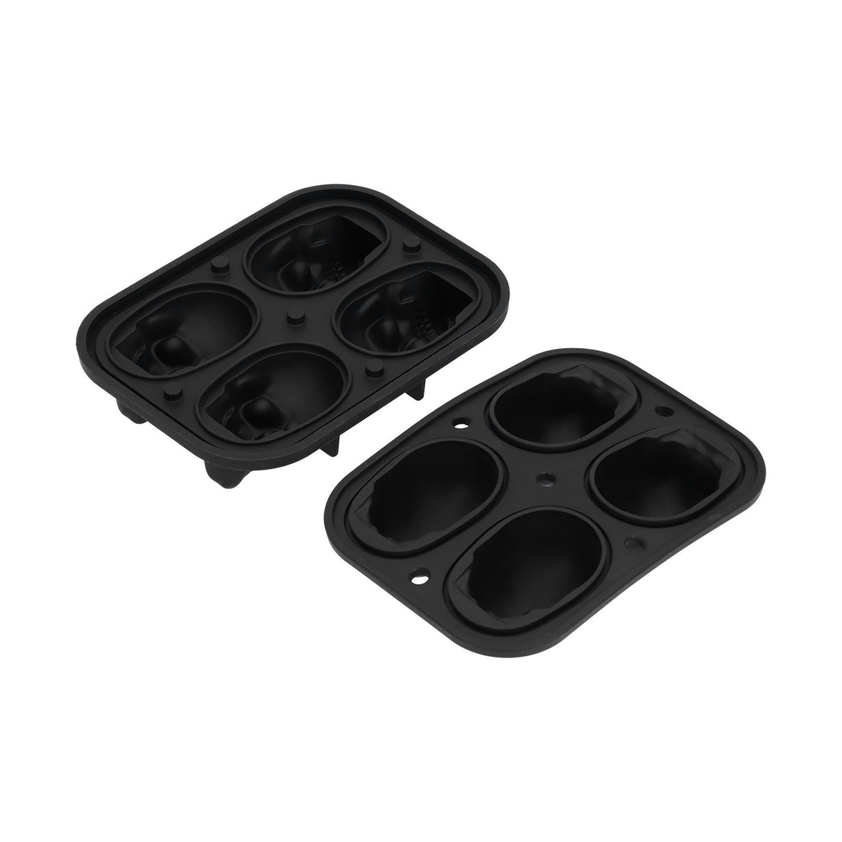 4 Hole Silicone Ice Cubes Maker Tray Silicone Ice Ball Making Mold Kichen Accessories