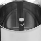 Stainless Steel Moka Pot Portable Coffee Maker Brewing Coffee Machine for Home Office4 Cups 200ml