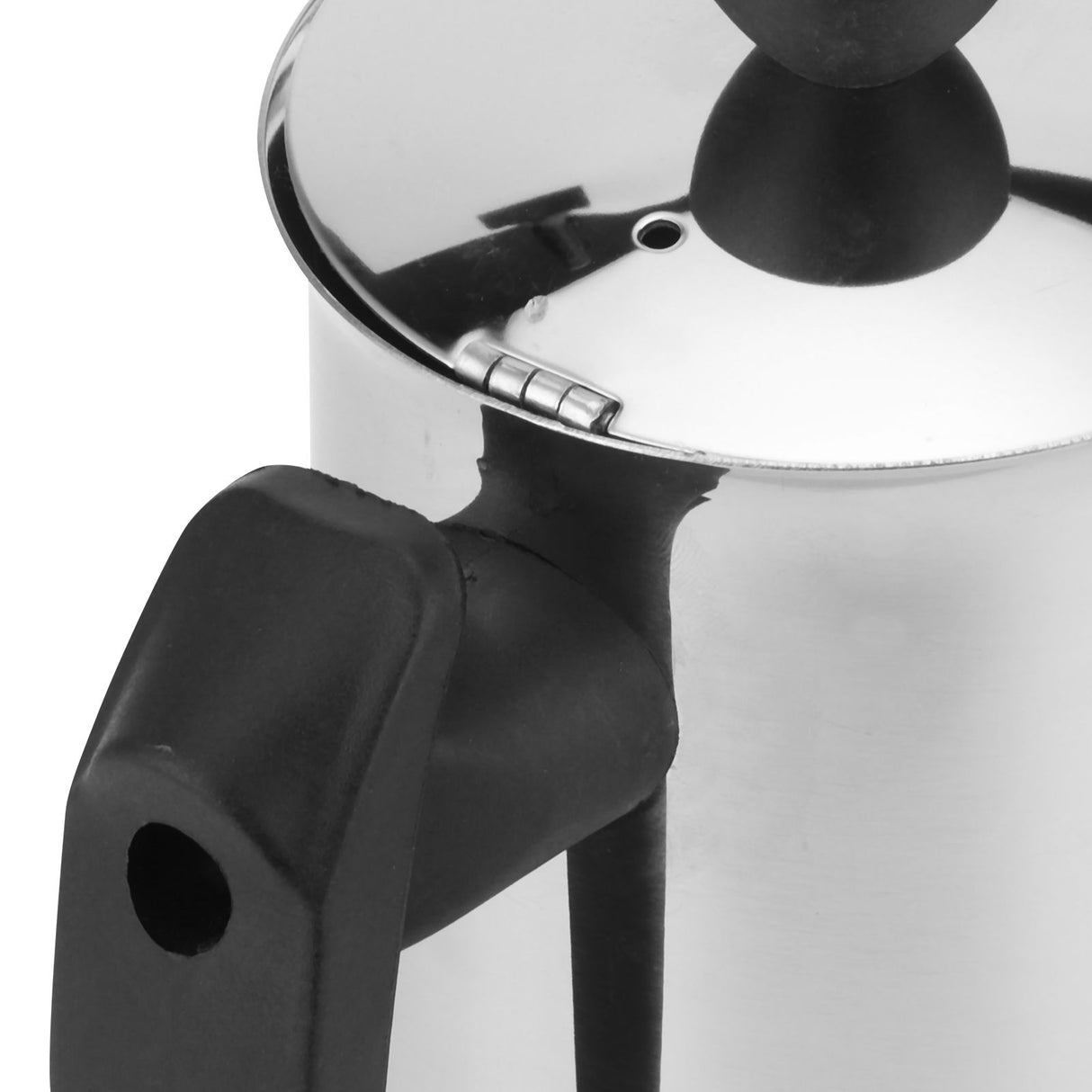 Stainless Steel Moka Pot Portable Coffee Maker Brewing Coffee Machine for Home Office4 Cups 200ml