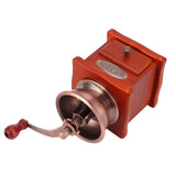 Mini Vintage Hand Cranked Coffee Bean Mill Manual Coffee Grinder for Household Use - 45-Degree Angle