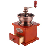Mini Vintage Hand Cranked Coffee Bean Mill Manual Coffee Grinder for Household Use