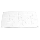 6 Grid Airplane Shape Mold Silicone Baking Chocolate Cake Decoration Mold for Kitchen Home - Side View