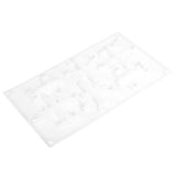 6 Grid Airplane Shape Mold Silicone Baking Chocolate Cake Decoration Mold for Kitchen Home - 45-Degree Angle