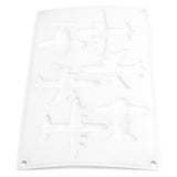 6 Grid Airplane Shape Mold Silicone Baking Chocolate Cake Decoration Mold for Kitchen Home - Extra Image