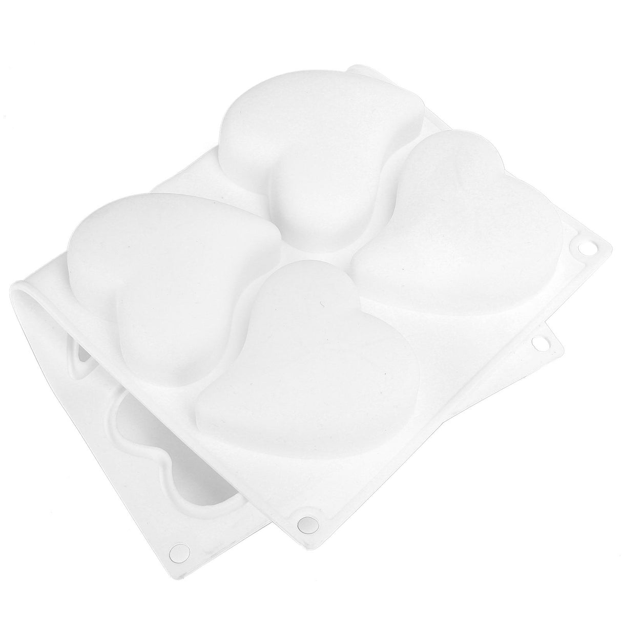 8 Grid Mold Heart Shape Silicone Cake Mousse Mold for Baking Dessert Kitchen Home