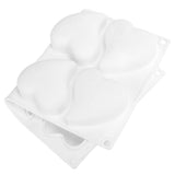 8 Grid Mold Heart Shape Silicone Cake Mousse Mold for Baking Dessert Kitchen Home