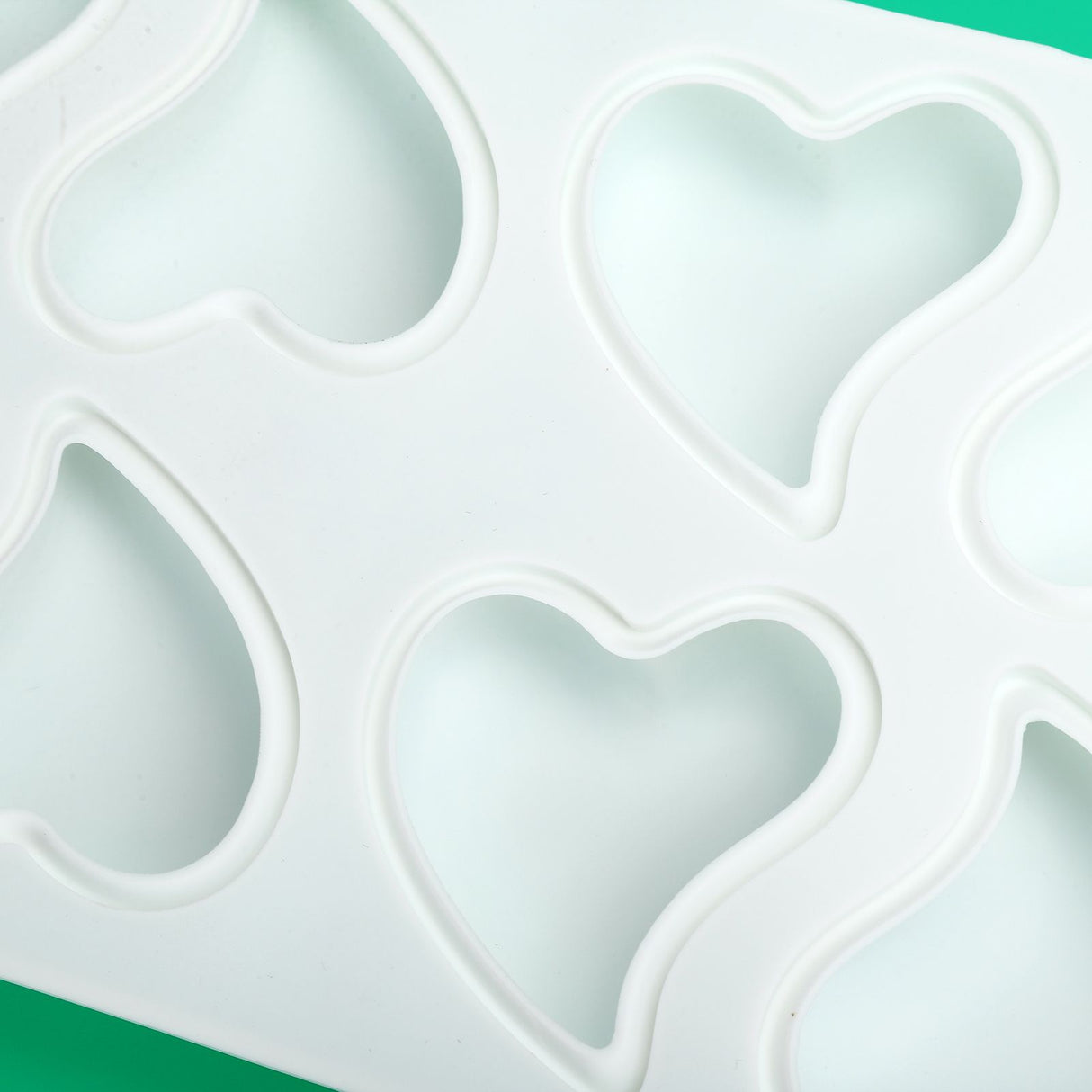 8 Grid Mold Heart Shape Silicone Cake Mousse Mold for Baking Dessert Kitchen Home