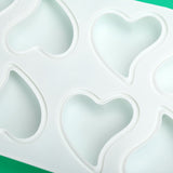 8 Grid Mold Heart Shape Silicone Cake Mousse Mold for Baking Dessert Kitchen Home