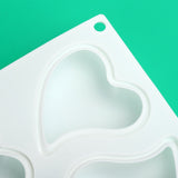 8 Grid Mold Heart Shape Silicone Cake Mousse Mold for Baking Dessert Kitchen Home