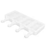 Silicone Ice Cream Mold 4 Cavities DIY Ice Bar Maker Mould for Kitchen Tool SuppliesS - Rear View