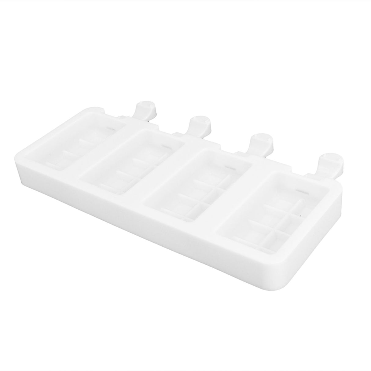 Silicone Ice Cream Mold 4 Cavities DIY Ice Bar Maker Mould for Kitchen Tool SuppliesS