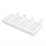 Silicone Ice Cream Mold 4 Cavities DIY Ice Bar Maker Mould for Kitchen Tool SuppliesS - Low Angle