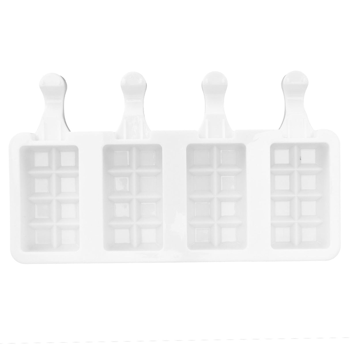 Silicone Ice Cream Mold 4 Cavities DIY Ice Bar Maker Mould for Kitchen Tool SuppliesS