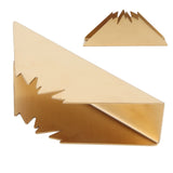 Triangular Napkin Holder Stainless Steel Stand Vertical Tissue Rack for Home Restaurant HotelGolden