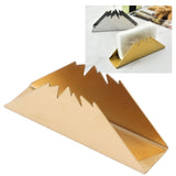 Triangular Napkin Holder Stainless Steel Stand Vertical Tissue Rack for Home Restaurant HotelGolden - Extra Image