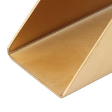 Triangular Napkin Holder Stainless Steel Stand Vertical Tissue Rack for Home Restaurant HotelGolden
