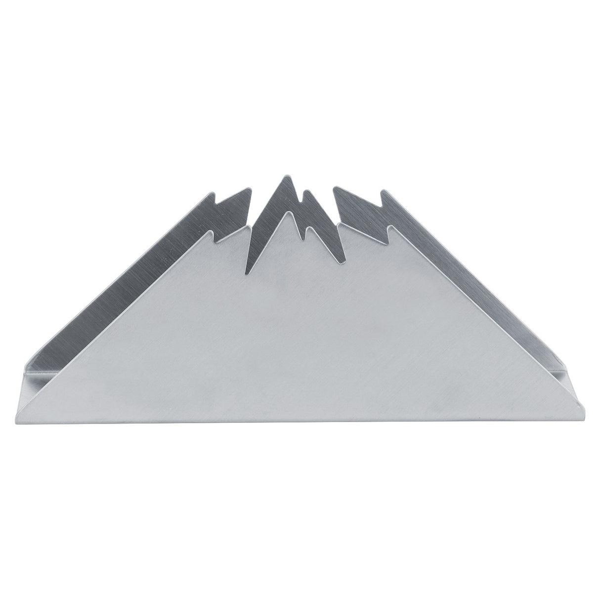 Triangular Napkin Holder Stainless Steel Stand Vertical Tissue Rack for Home Restaurant HotelSilver