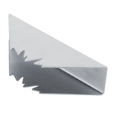 Triangular Napkin Holder Stainless Steel Stand Vertical Tissue Rack for Home Restaurant HotelSilver