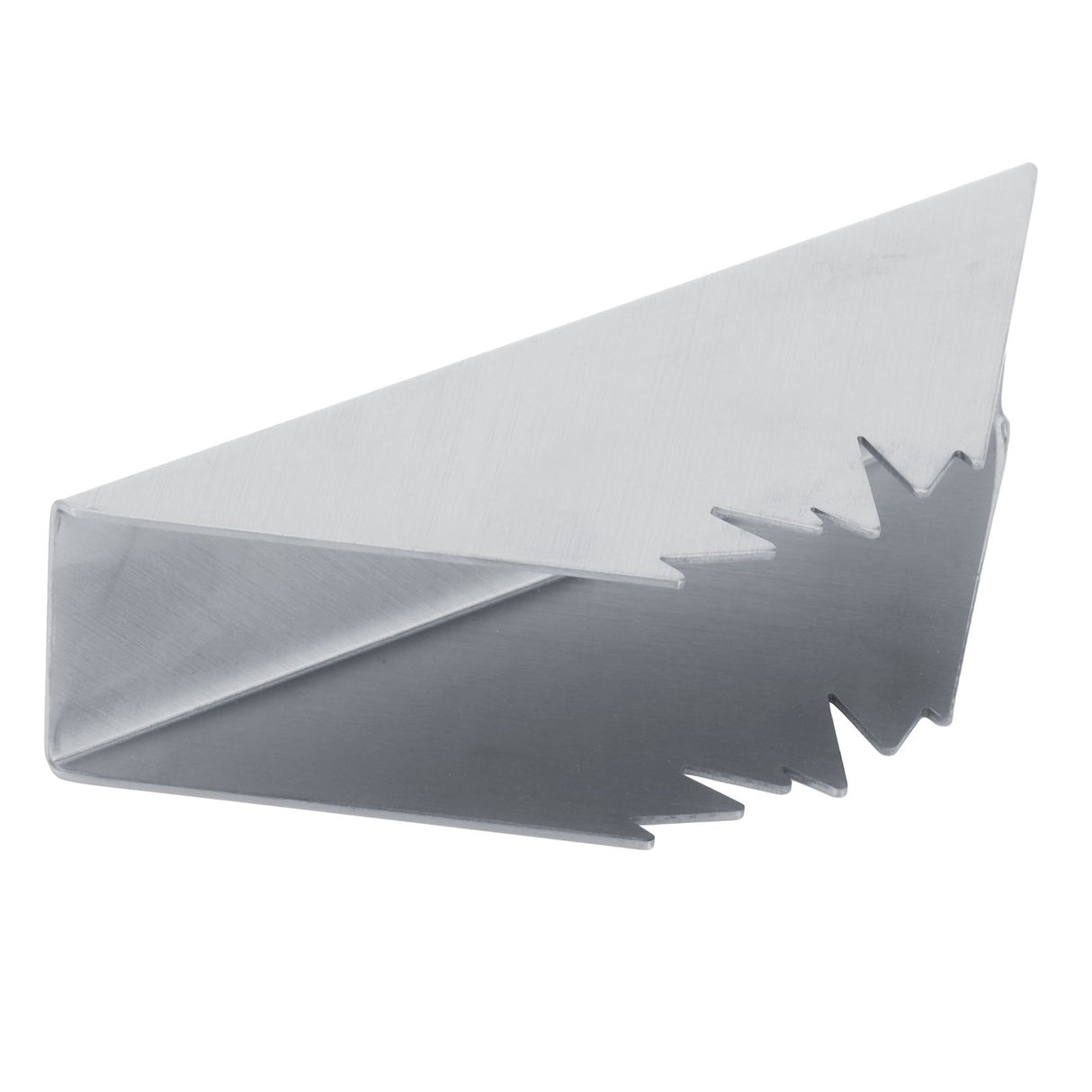 Triangular Napkin Holder Stainless Steel Stand Vertical Tissue Rack for Home Restaurant HotelSilver