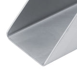 Triangular Napkin Holder Stainless Steel Stand Vertical Tissue Rack for Home Restaurant HotelSilver - Extra Image