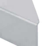 Triangular Napkin Holder Stainless Steel Stand Vertical Tissue Rack for Home Restaurant HotelSilver