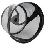 Coffee Filter Basket Cup with 100Pcs Filter Papers Filtering Tool Coffee Machine Accessories - Rear View