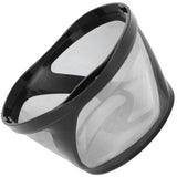 Coffee Filter Basket Cup with 100Pcs Filter Papers Filtering Tool Coffee Machine Accessories