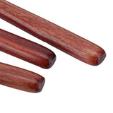 5PCS Wooden Spoon with Long Handle Soup Spoon for Barbecue Camping Party Home KitchenPaint Color
