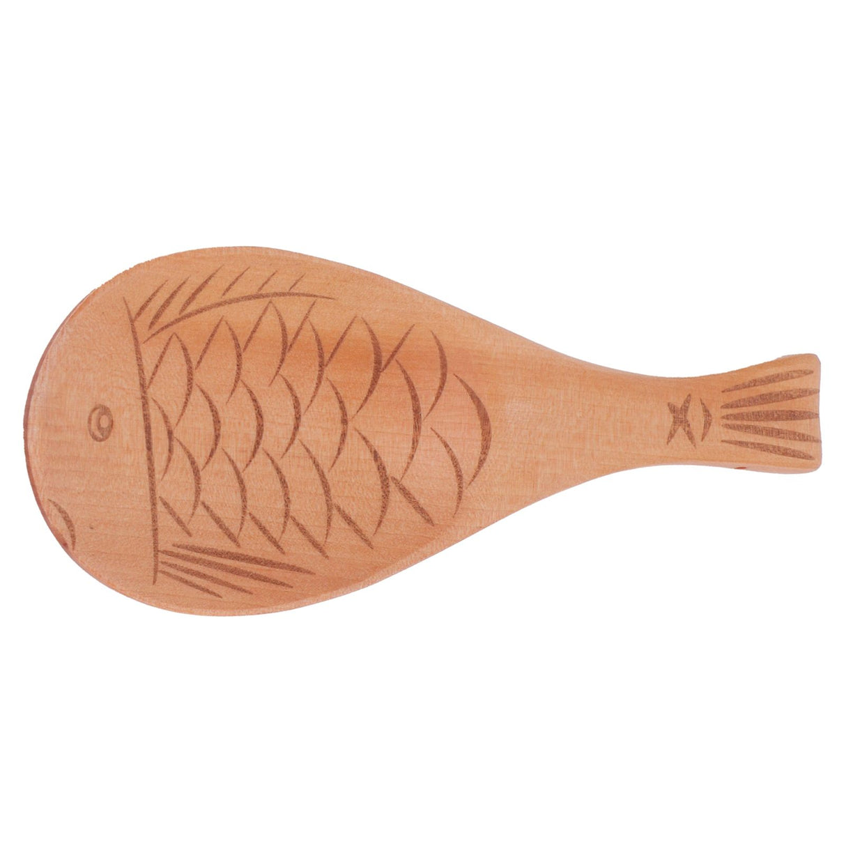 Fish Shaped Wood Rice Paddle Non Stick Rice Serving Spoon Scoop for Household Kitchen Supplies