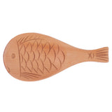 Fish Shaped Wood Rice Paddle Non Stick Rice Serving Spoon Scoop for Household Kitchen Supplies