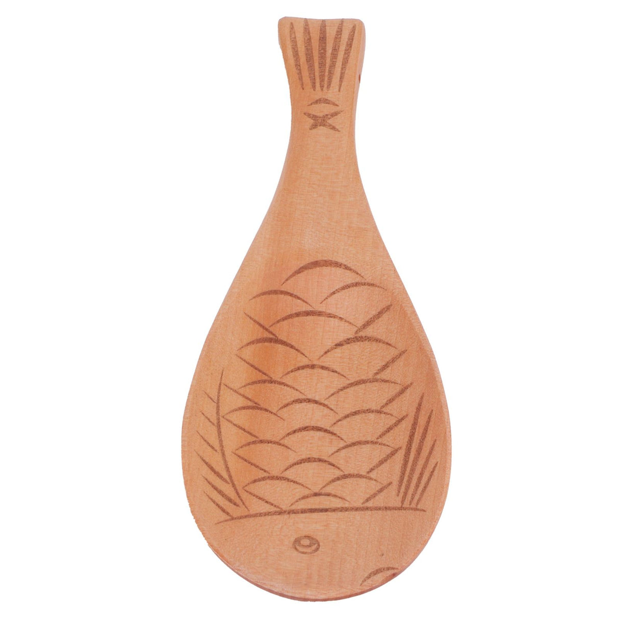 Fish Shaped Wood Rice Paddle Non Stick Rice Serving Spoon Scoop for Household Kitchen Supplies
