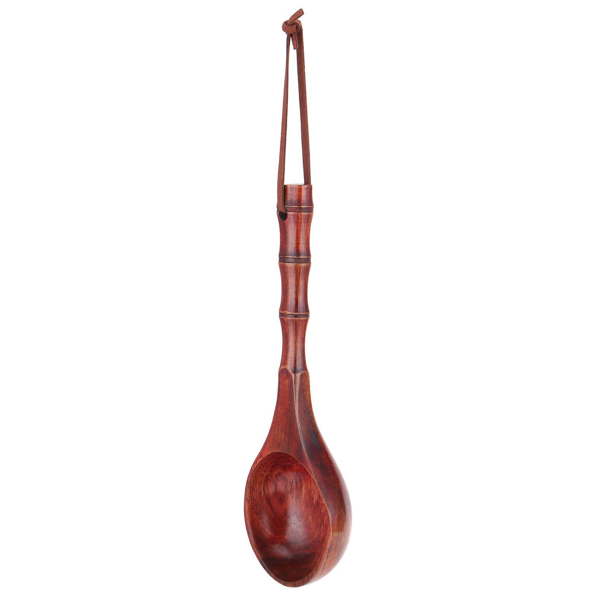 Wooden Round Spoon Japanese Style Sauna Water Ladle Kitchen Soup Spoon Accessory