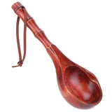 Wooden Round Spoon Japanese Style Sauna Water Ladle Kitchen Soup Spoon Accessory