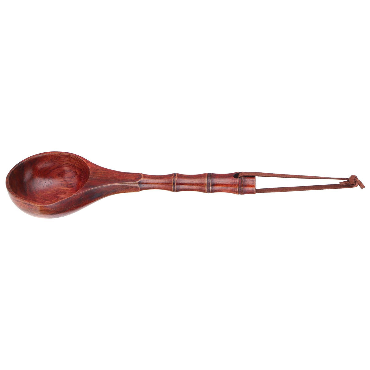 Wooden Round Spoon Japanese Style Sauna Water Ladle Kitchen Soup Spoon Accessory