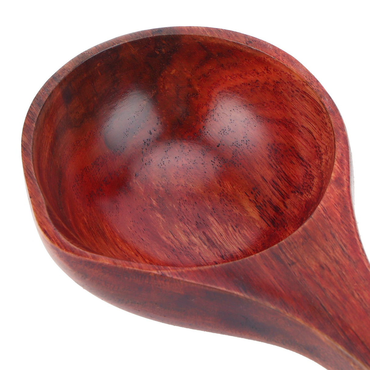 Wooden Round Spoon Japanese Style Sauna Water Ladle Kitchen Soup Spoon Accessory