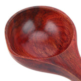 Wooden Round Spoon Japanese Style Sauna Water Ladle Kitchen Soup Spoon Accessory