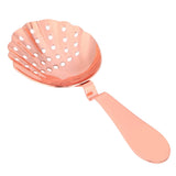 Ice Strainer 304 Stainless Steel Bar Cocktail Ice Drink Filter Bartending AccessoryRose Gold - Rear View