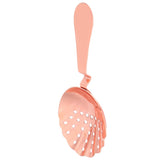 Ice Strainer 304 Stainless Steel Bar Cocktail Ice Drink Filter Bartending AccessoryRose Gold - Low Angle