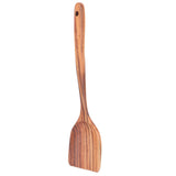 Wood Shovel Long Handle Cooking Turner NonStick Spatula Kitchen Utensils Kitchenware - Side View