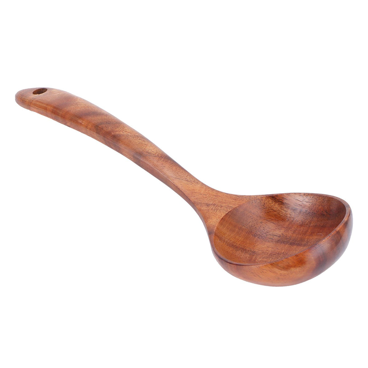 Wooden Spoon AntiScald Cooking Hot Pot Soup Spoon with Long Handle for Home Kitchen